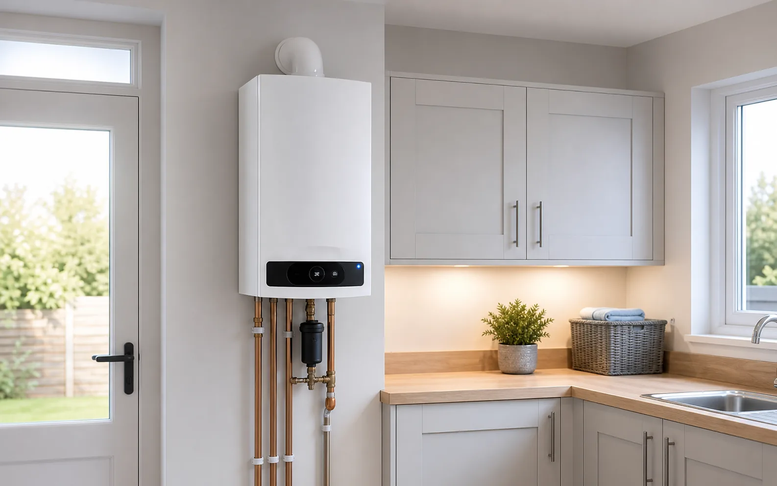 Boiler installation project example